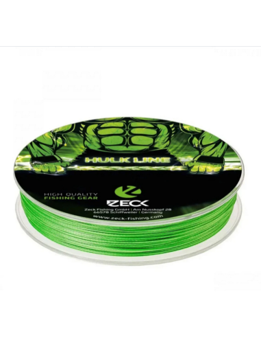 Fir Textil Zeck Hulk Line, Verde, 0.40mm, 27kg, 170m