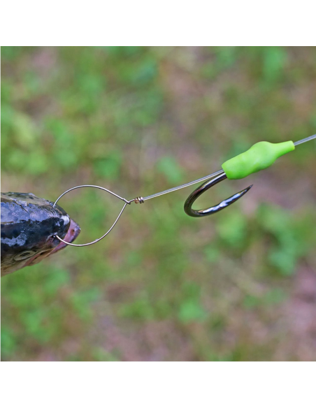 Clips Momeala Zeck Baitfish Clip Hair Rig, 22mm, 5buc Clips Momeala Zeck Baitfish Clip Hair Rig, 22mm, 5buc