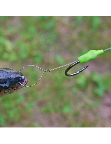 Clips Momeala Zeck Baitfish Clip Hair Rig, 15mm, 5buc