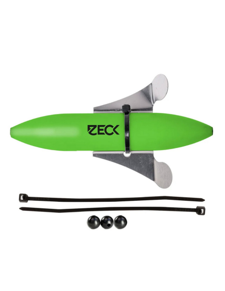 Pluta Zeck Propeller U-Float Solid Green, 9cm, 10g Pluta Zeck Propeller U-Float Solid Green, 9cm, 10g