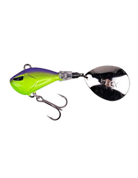 Spinnertail Zeck Rogue Runner, Purple Chartreuse, 10g Spinnertail Zeck Rogue Runner, Purple Chartreuse, 10g