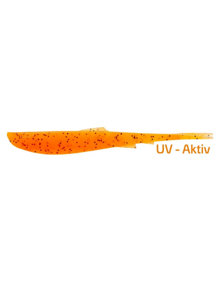 Shad Zeck Wilson, Black Flake Orange, 10.2cm, 4.3g, 7buc Shad Zeck Wilson, Black Flake Orange, 10.2cm, 4.3g, 7buc