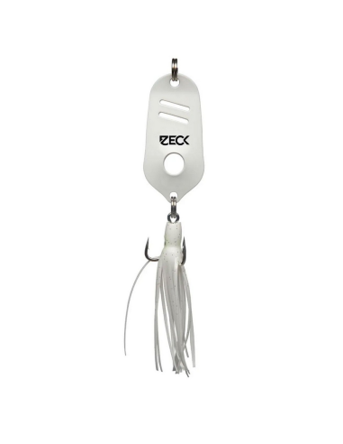 Lingura Oscilanta Blinker Zeck Jorg Octo Spoon, White, 65g