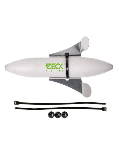 Pluta Zeck Propeller U-Float Solid White, 10cm, 15g