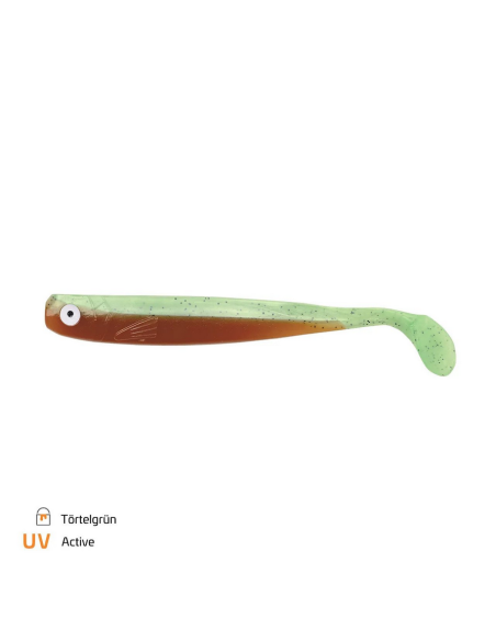 Shad Zeck Zander Gummi, Tortelgrun, 16cm, 2buc Shad Zeck Zander Gummi, Tortelgrun, 16cm, 2buc