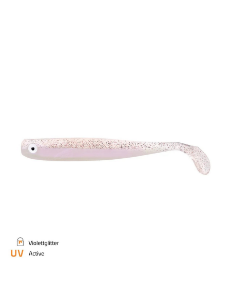 Shad Zeck Zander Gummi, Violettglitter, 16cm, 2buc Shad Zeck Zander Gummi, Violettglitter, 16cm, 2buc