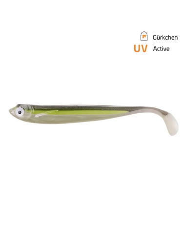 Shad Zeck Zander Gummi, Gurkchen, 9cm, 3buc