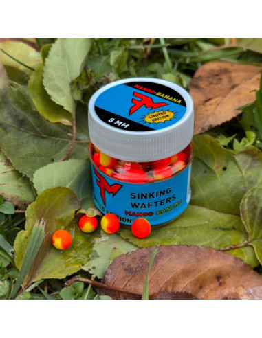 Wafters Feedermania Sinking Limited Edition Boilie, Mango-Banana, 8mm