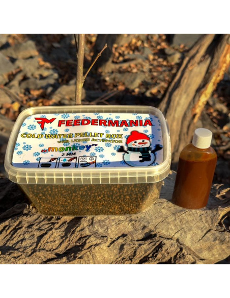 Pelete Feedermania Cold Water Pellet Box, Monkey, 2mm Pelete Feedermania Cold Water Pellet Box, Monkey, 2mm