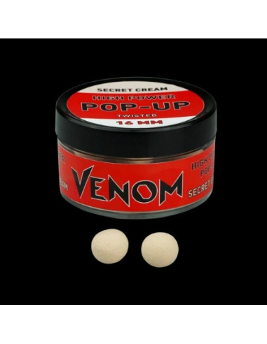 Pop-Up Feedermania Venom High Power, Secret Cream, 16mm