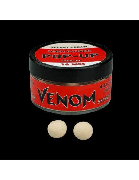 Pop-Up Feedermania Venom High Power, Secret Cream, 16mm Pop-Up Feedermania Venom High Power, Secret Cream, 16mm