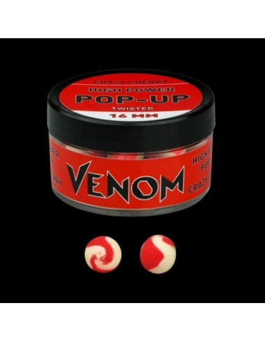 Pop-Up Feedermania Venom High Power, Crazy Cherry, 16mm