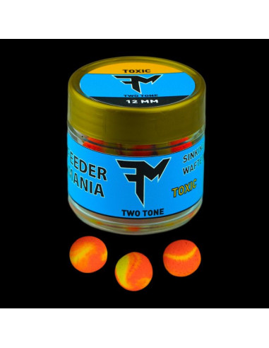 Wafters Feedermania Sinking Two Tone, Toxic, 12mm
