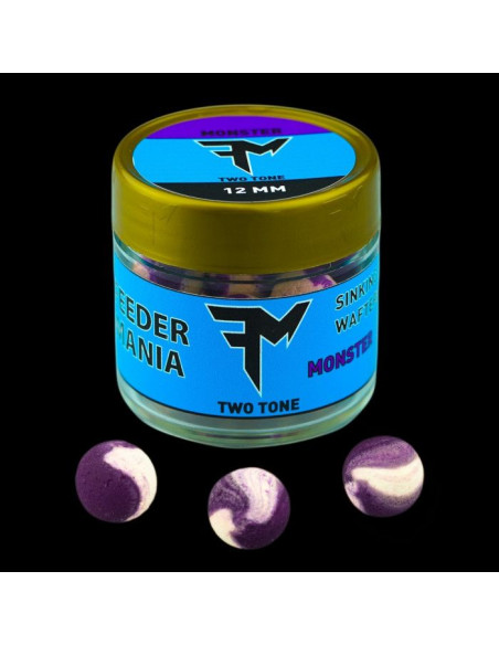 Wafters Feedermania Sinking Two Tone, Monster, 12mm Wafters Feedermania Sinking Two Tone, Monster, 12mm