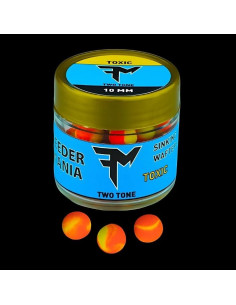 Wafters Feedermania Sinking Two Tone, Toxic, 10mm