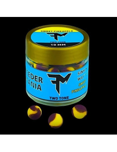 Wafters Feedermania Sinking Two Tone, Sweet Pineapple, 10mm