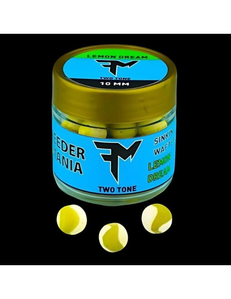 Wafters Feedermania Sinking Two Tone, Lemon Dream, 10mm