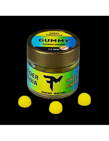 Wafters Feedermania Gummy, Sweet Pineapple, 12mm