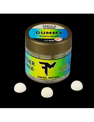 Wafters Feedermania Gummy, Garlic & Almond, 12mm