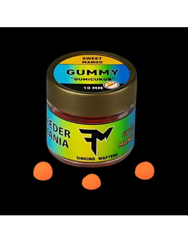 Wafters Feedermania Gummy, Sweet Mango, 10mm