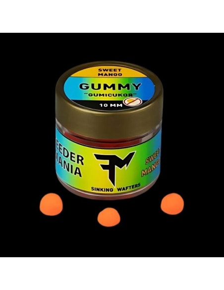 Wafters Feedermania Gummy, Sweet Mango, 10mm Wafters Feedermania Gummy, Sweet Mango, 10mm
