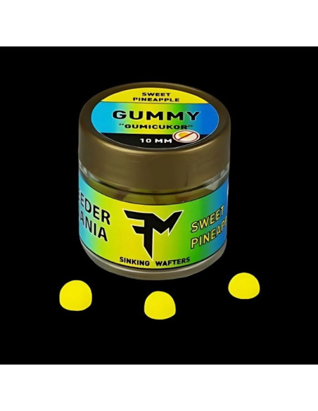 Wafters Feedermania Gummy, Sweet Pineapple, 10mm