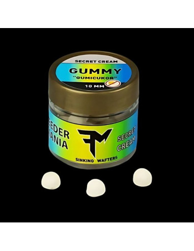 Wafters Feedermania Gummy, Secret Cream, 10mm