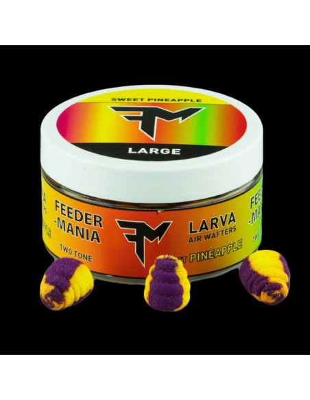 Wafters Feedermania Larva Air Two Tone L, Sweet Pineapple Wafters Feedermania Larva Air Two Tone L, Sweet Pineapple