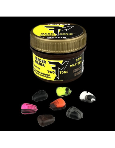 Porumb Artificial Feedermania Corn Wafters Two Tone Dark Series M, Choco Bomb