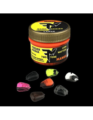 Porumb Artificial Feedermania Corn Wafters Two Tone Dark Series L, Mango
