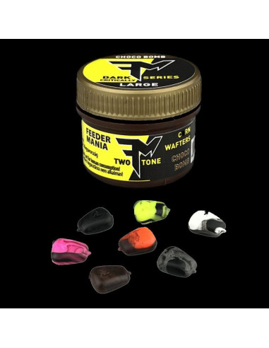Porumb Artificial Feedermania Corn Wafters Two Tone Dark Series L, Choco Bomb