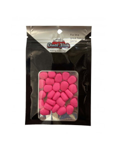 Porumb Flotant din Silicon Dual Fish cu Aroma Adaugata, Roz