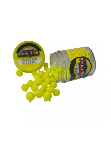 Bile din Silicon Dual Fish cu Feromoni, Galben