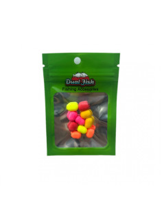 Dual-Sponge Dual Fish, 10mm, Mix, 10buc
