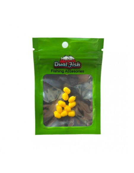 Dual-Sponge Dual Fish, 6mm, Galben, 10buc Dual-Sponge Dual Fish, 6mm, Galben, 10buc