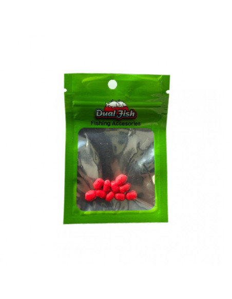 Dual-Sponge Dual Fish, 6mm, Rosu, 10buc Dual-Sponge Dual Fish, 6mm, Rosu, 10buc