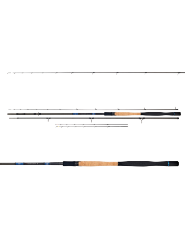Lanseta Daiwa Tournament S Feeder, 3.30m, 40g, 3+3buc