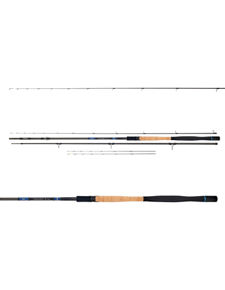 Lanseta Daiwa Tournament S Feeder, 3.60m, 50g, 3+3buc