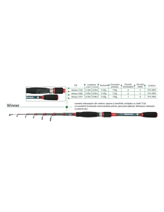 Lanseta Baracuda Winner Tele, 2.70m, 5-25g