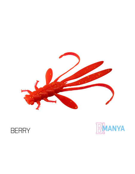 Naluca Nimfa Delphin Manya UVs, Berry, 10.5cm, 5buc Naluca Nimfa Delphin Manya UVs, Berry, 10.5cm, 5buc