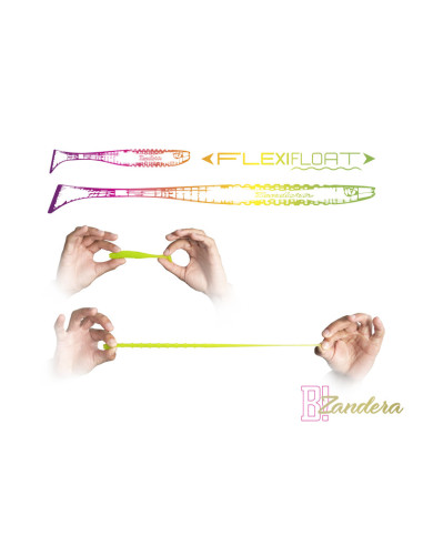 Shad Soft Delphin Zandera FlexiFloat UVs, Cake, 12cm, 5buc