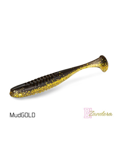 Shad Soft Delphin Zandera FlexiFloat UVs, MudGold, 12cm, 5buc