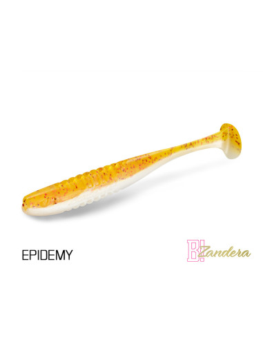 DuoPack Box Shad Soft Delphin Zandera FlexiFloat UVs, Epidemy, 12cm, 6x5buc