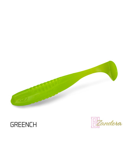 DuoPack Box Shad Soft Delphin Zandera FlexiFloat UVs, Greench, 12cm, 6x5buc