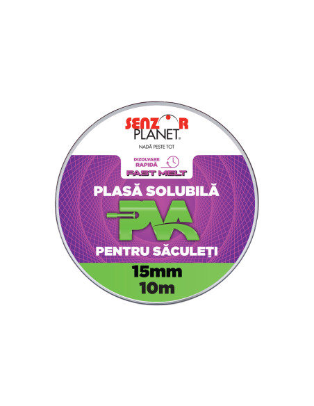 Rezerva Plasa Solubila Senzor PVA Fast Melt, 15mm, 10m Rezerva Plasa Solubila Senzor PVA Fast Melt, 15mm, 10m
