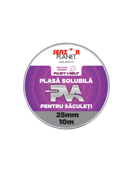 Rezerva Plasa Solubila Senzor PVA Fast Melt, 25mm, 10m