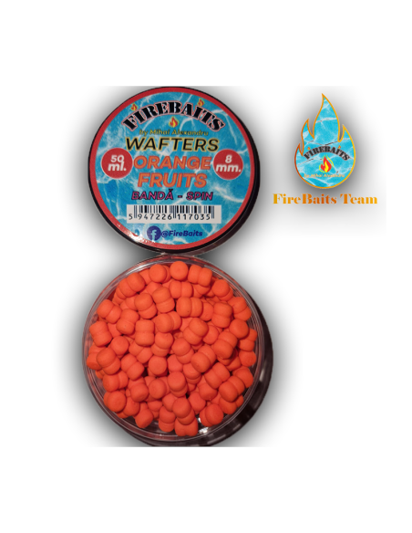Wafters FireBaits Orange-Fruits, Banda-Spin, 8mm, 50ml Wafters FireBaits Orange-Fruits, Banda-Spin, 8mm, 50ml