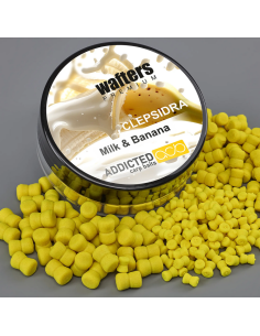 Wafters Addicted Carp Baits Clepsidra Premium, Milk & Banana, 40-50ml