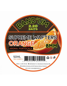 Wafters 2.20 Baits Supreme Bandum Wafters, Orange, 8mm, 50ml