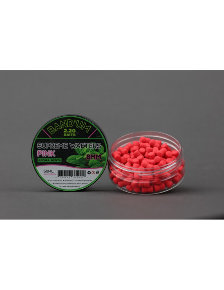 Wafters 2.20 Baits Supreme Bandum Wafters, Pink, 8mm, 50ml